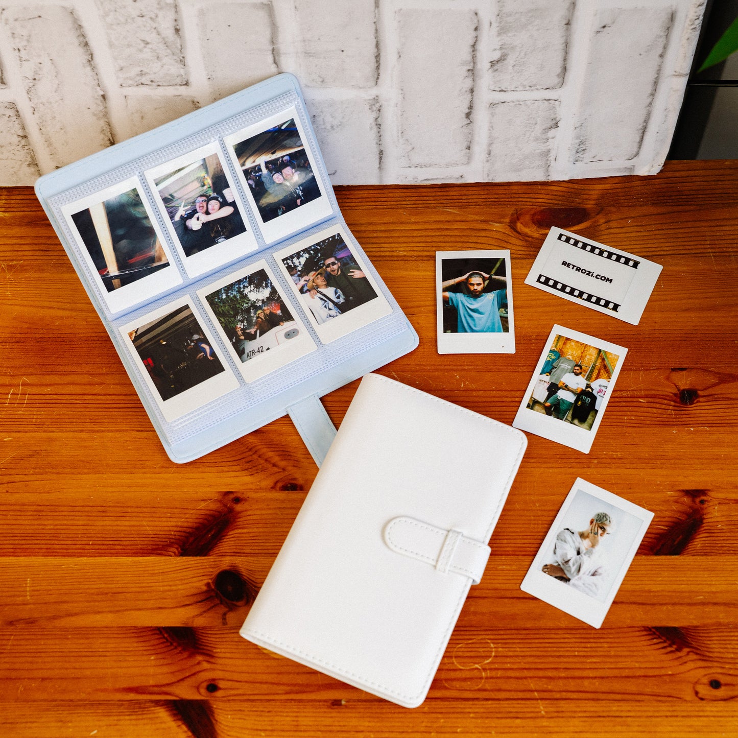 108 Pocket Sleeved Photo Album | For Instax Mini Film & Retrozi Instant Prints