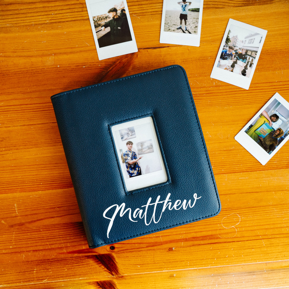 Large Custom Photo Album with Front Cover Slot For Instax Mini Film & Retrozi Instant Prints (Copy)
