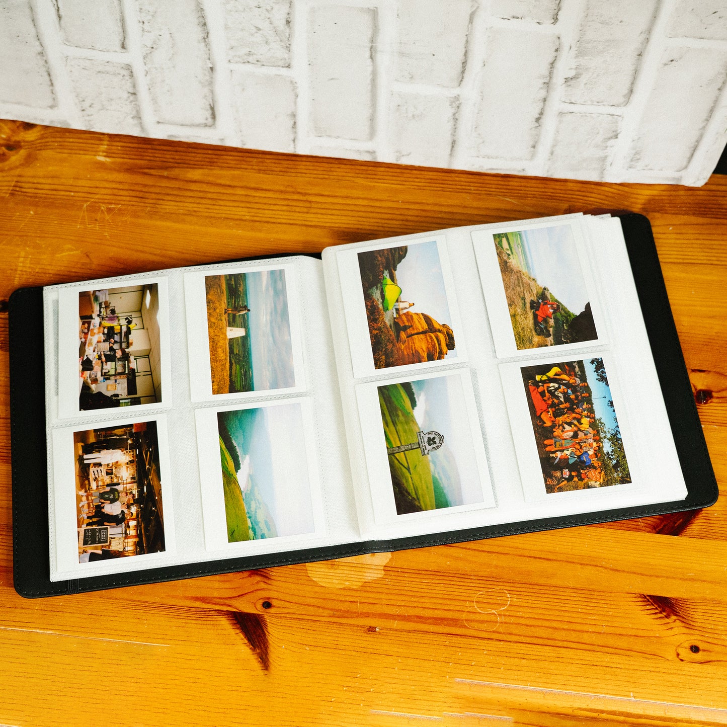 Large Photo Album for Instax Wide & Polaroid Photos – 288 Slots, Vegan Leather